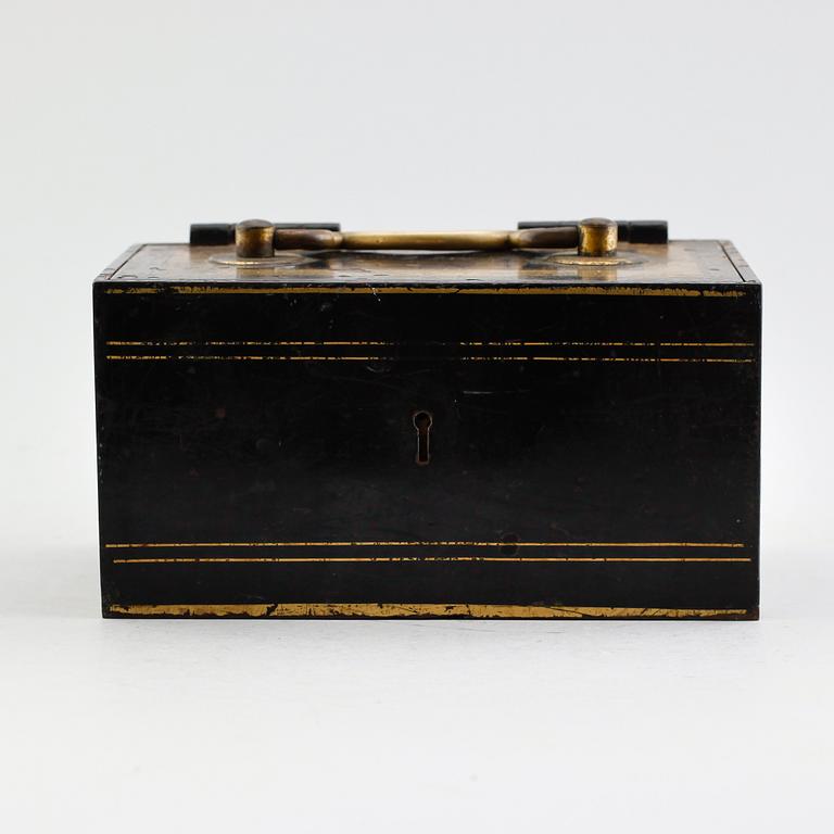 KASSASKRIN, järn, J Tanns, 11 Newgate Street, London, 1800-talets första hälft.