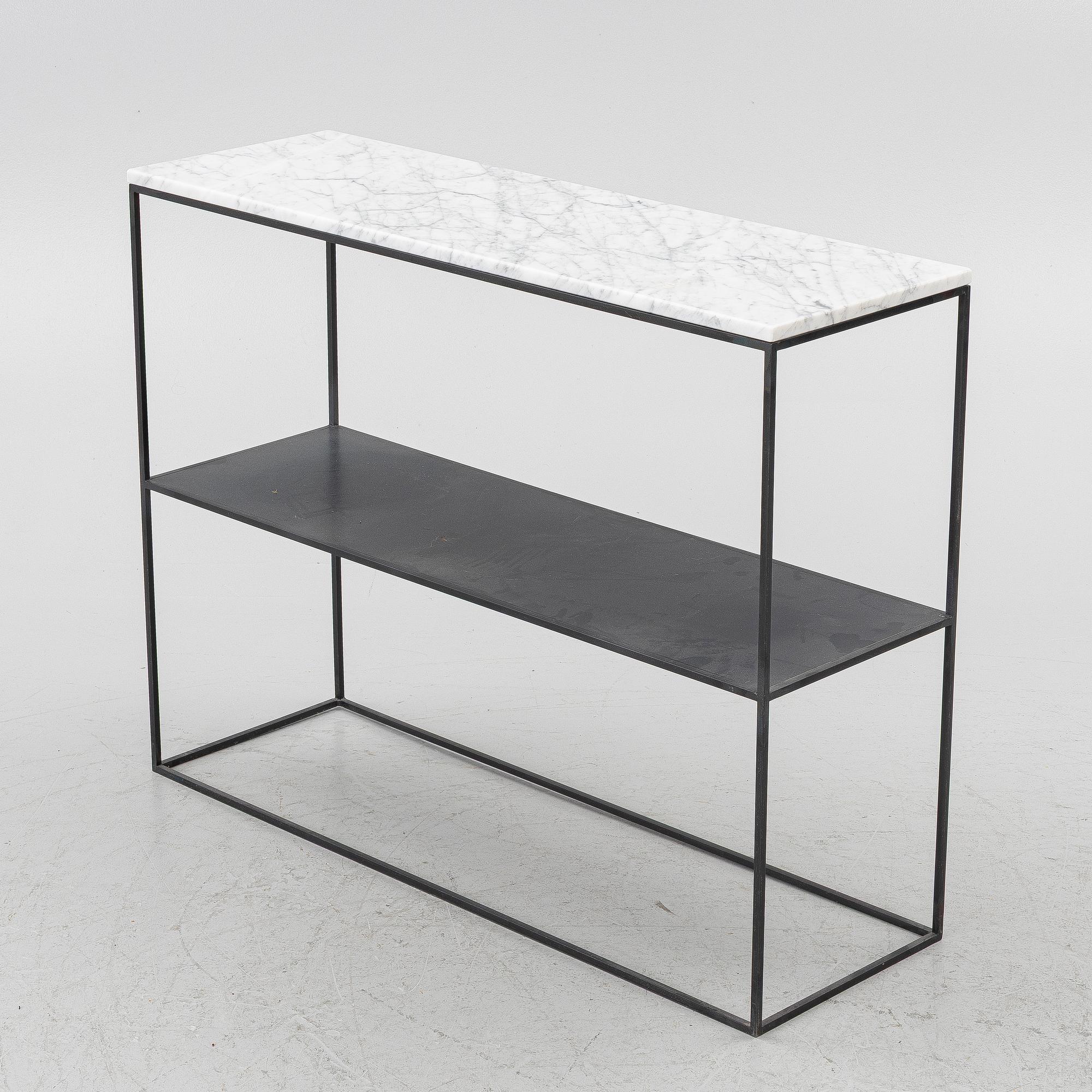 A contemporary sideboard.