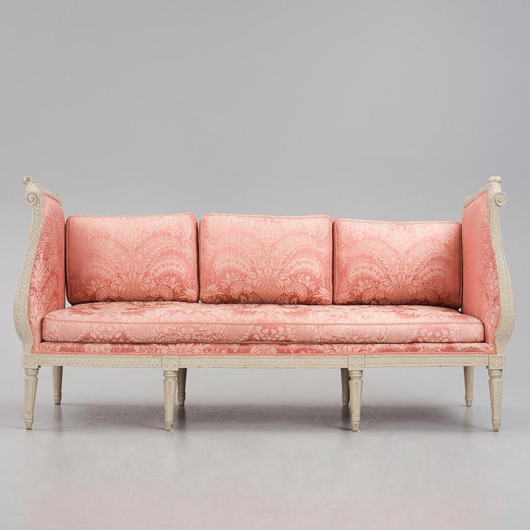 Bankettsoffa, Stockholmsarbete 1700-talets senare del, Gustaviansk.