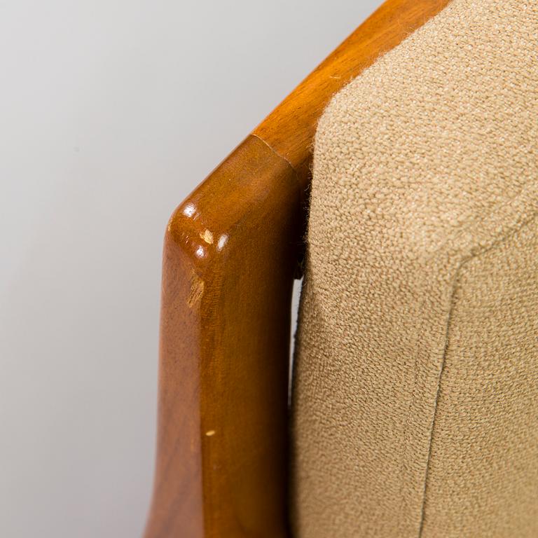 Carl Gustaf Hiort af Ornäs, a pair of late 1950s 'Rialto' open armchairs, Puunveisto Oy - Träsnideri Ab, Finland.