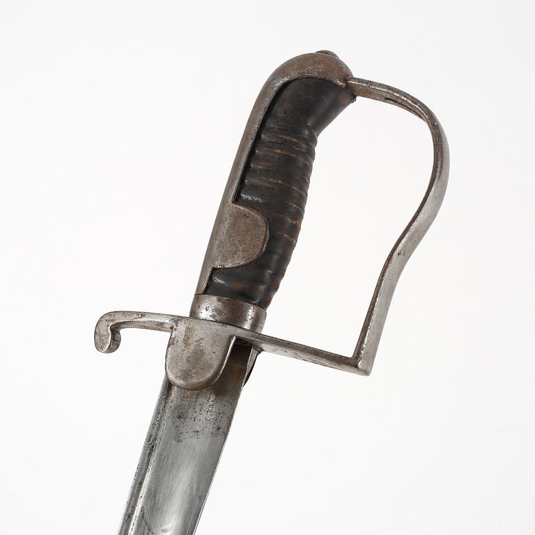 SABEL, för artilleriet, m/1831, Sverige.