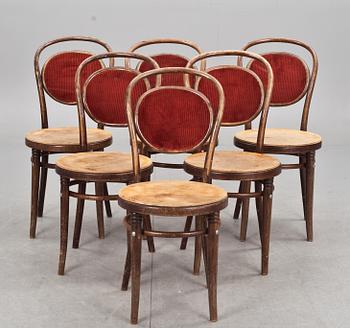 CAFÉSTOLAR, 6 st, 1900-talets första hälft.