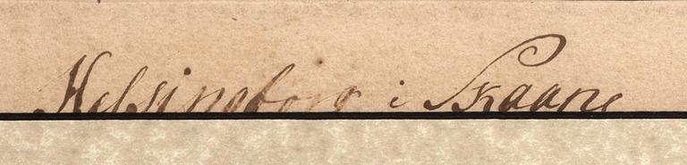 ROMEYN DE HOOGHE, The siege of Helsingborg in june 1676, copper engraving, 17th century latter part.