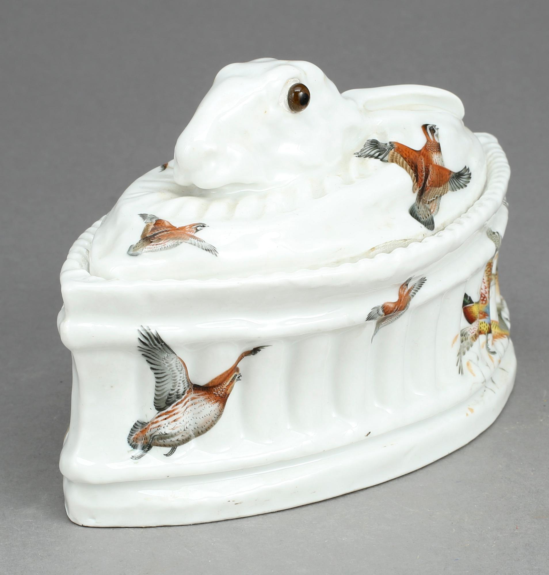 TERRIN, porslin, sannolikt Frankrike, 1800-tal.
