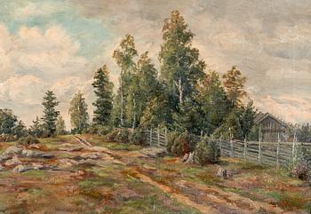 Sigfrid August Keinänen, SUMMER LANDSCAPE.