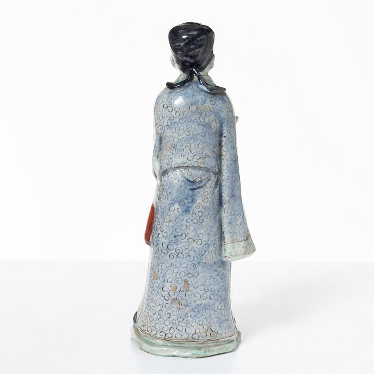 Figurin, porslin, Kina, sen Qingdynasti.