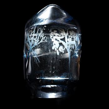 SINI MAJURI & ELLA VARVIO, GLAS SKULPTUR. Serieteckning i glas, Hästspann. Sign. 2015.