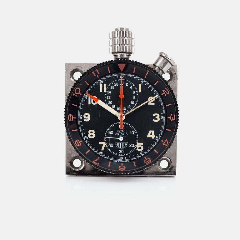 HEUER, Super Autavia, stopwatch/dashboard clock.