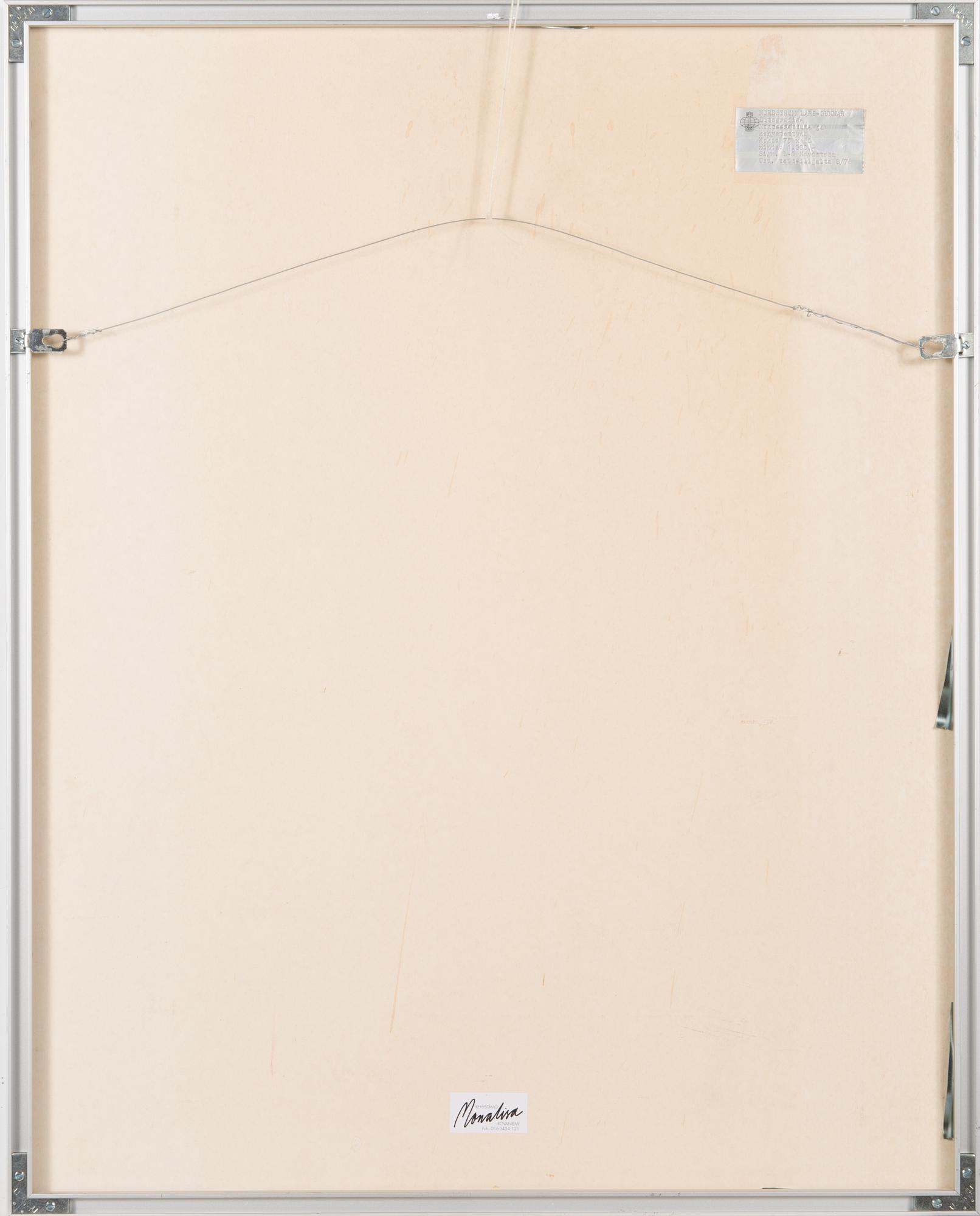 Lars-Gunnar Nordström, silkscreen, signed and numbered 107/125.
