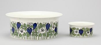 SERVISDELAR, porslin, "Krokus", Arabia.