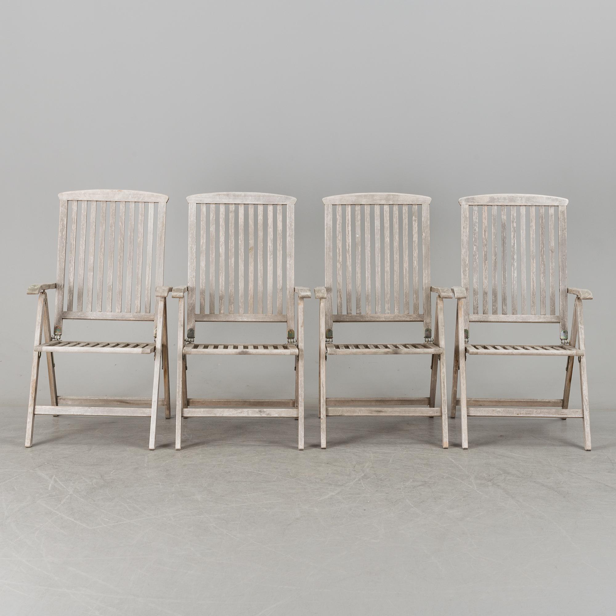 TRÄDGÅRDSSTOLAR, 4 stycken, Covent Garden, 1900/2000-tal.