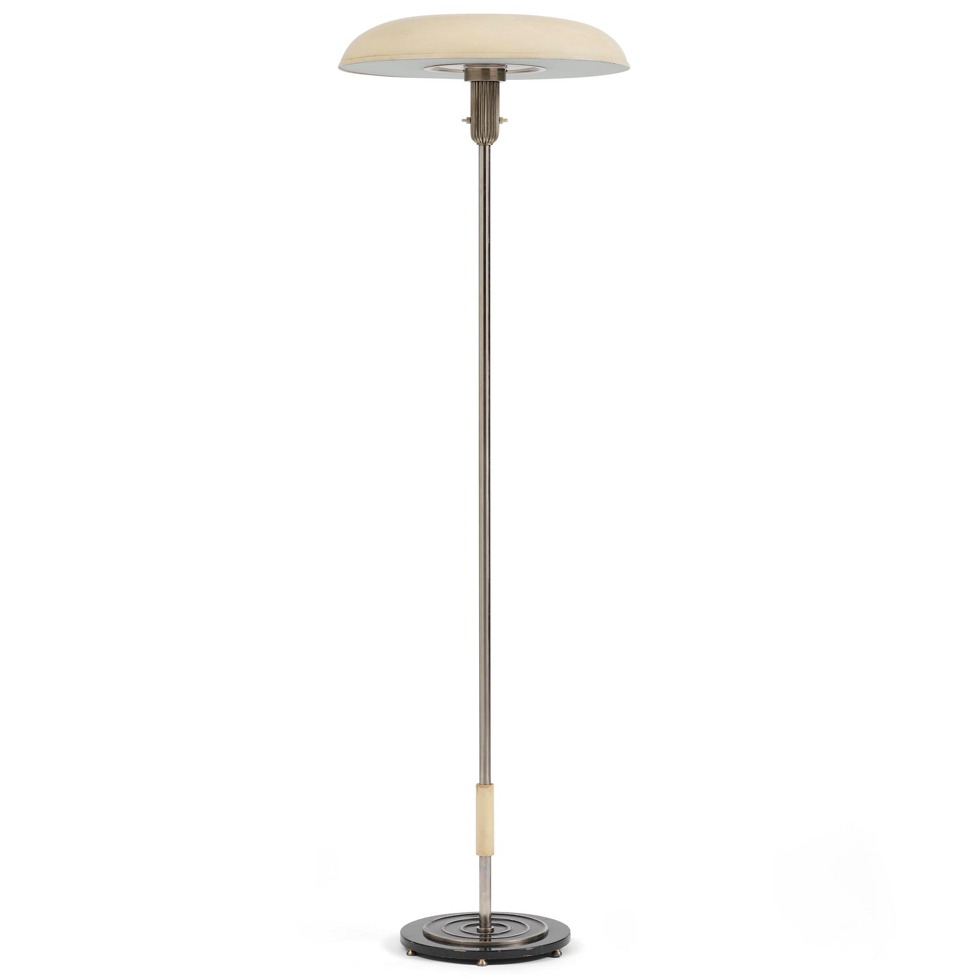 Harald Notini, a floor lamp, Arvid Böhlmarks Lampfabrik, Stockholm, 1930s.