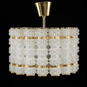 TAKLAMPA, Tyringe Konsthantverk, 1900-talets andra hälft, höjd 35 cm.