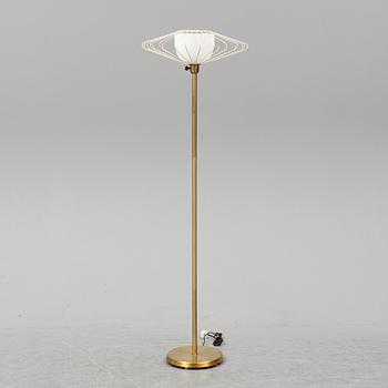 A brass floor light from ASEA Belysning, 1940's/50's.