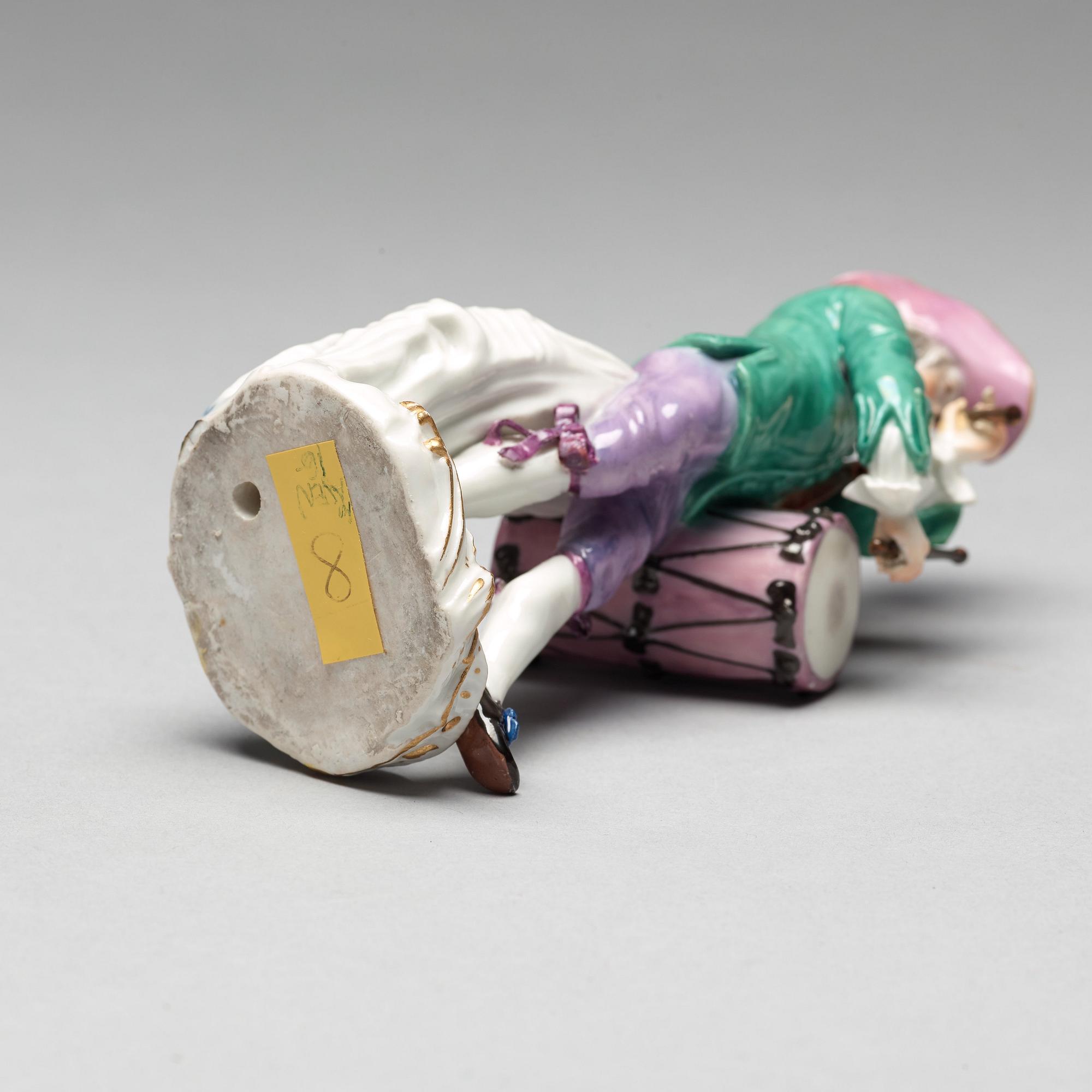 FIGURIN, porslin. Meissen, 1700-tal.