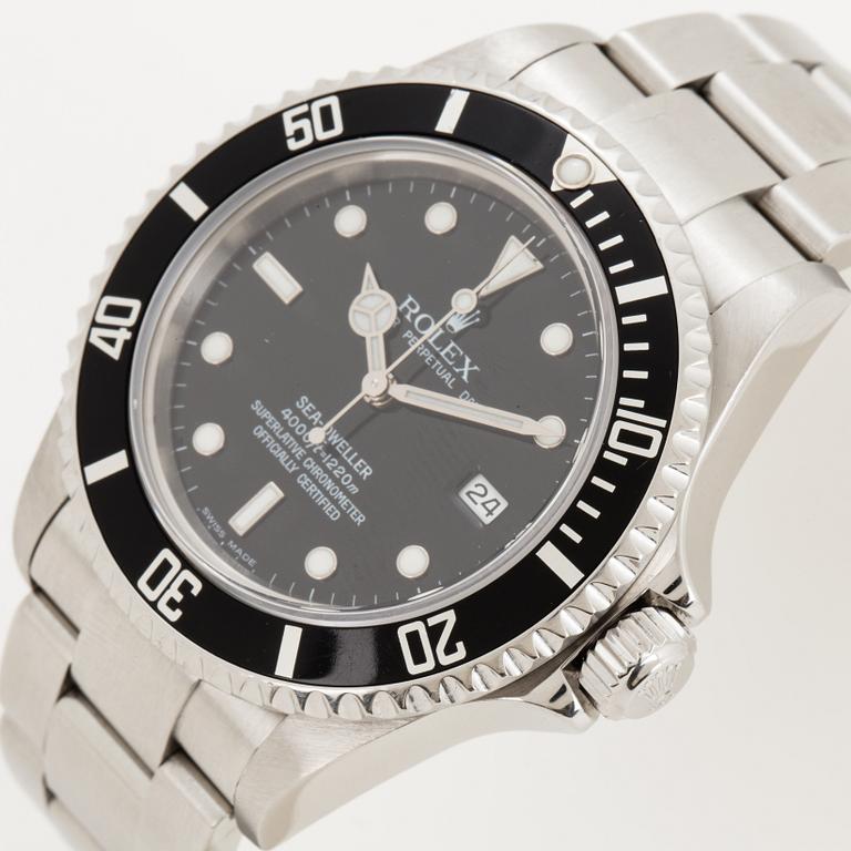 Rolex, Oyster Perpetual Date, Sea-Dweller, (Swiss Made), Chronometer, wristwatch, 40 mm.