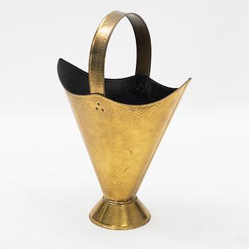 A brass umbrella stand, Belgium, first half of thw 20th Century.