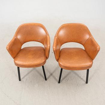 Eero Saarinen, a pair of NK (Nordiska Kompanet) armchairs for Knoll International 1960s.