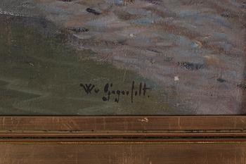 oil on canvas, signed.