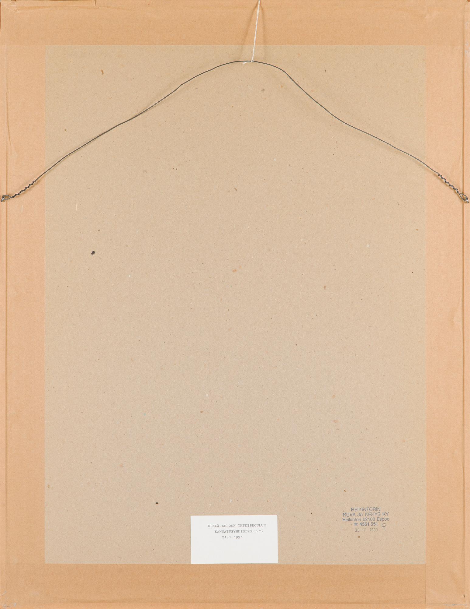 Frans Toikkanen, "Selän takana".