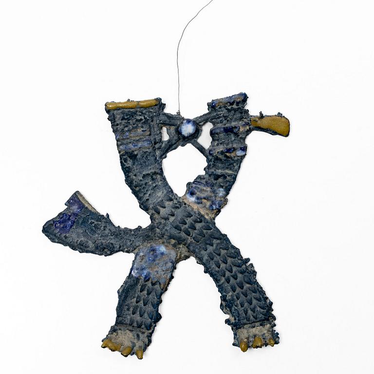 Anders Bruno Liljefors, skulptur/väggrelief, stengods, Gustavsberg, 1950-tal.