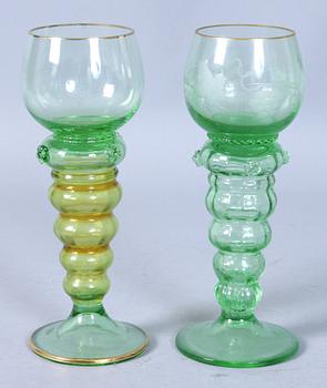 REMMARE, 11 + 1 st, glas, Kosta, 1900-tal.
