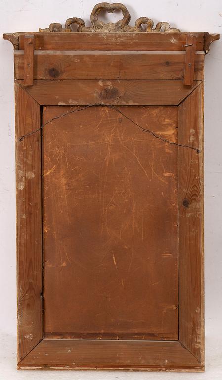 A Gustavian style mirror, early 20th Century.