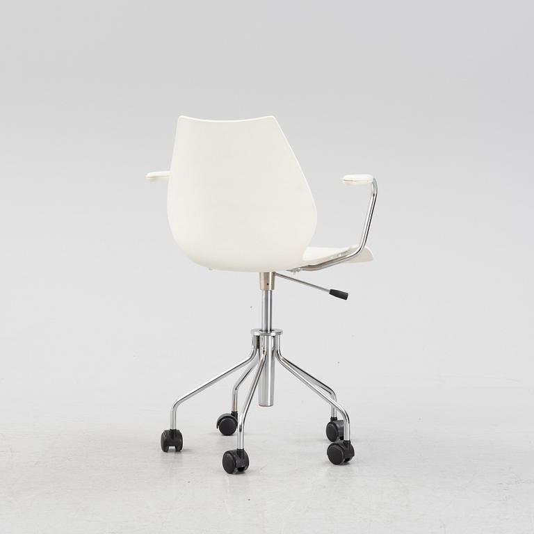 Vico Magistretti, kontorsstol, "Maui", Kartell, Italien.