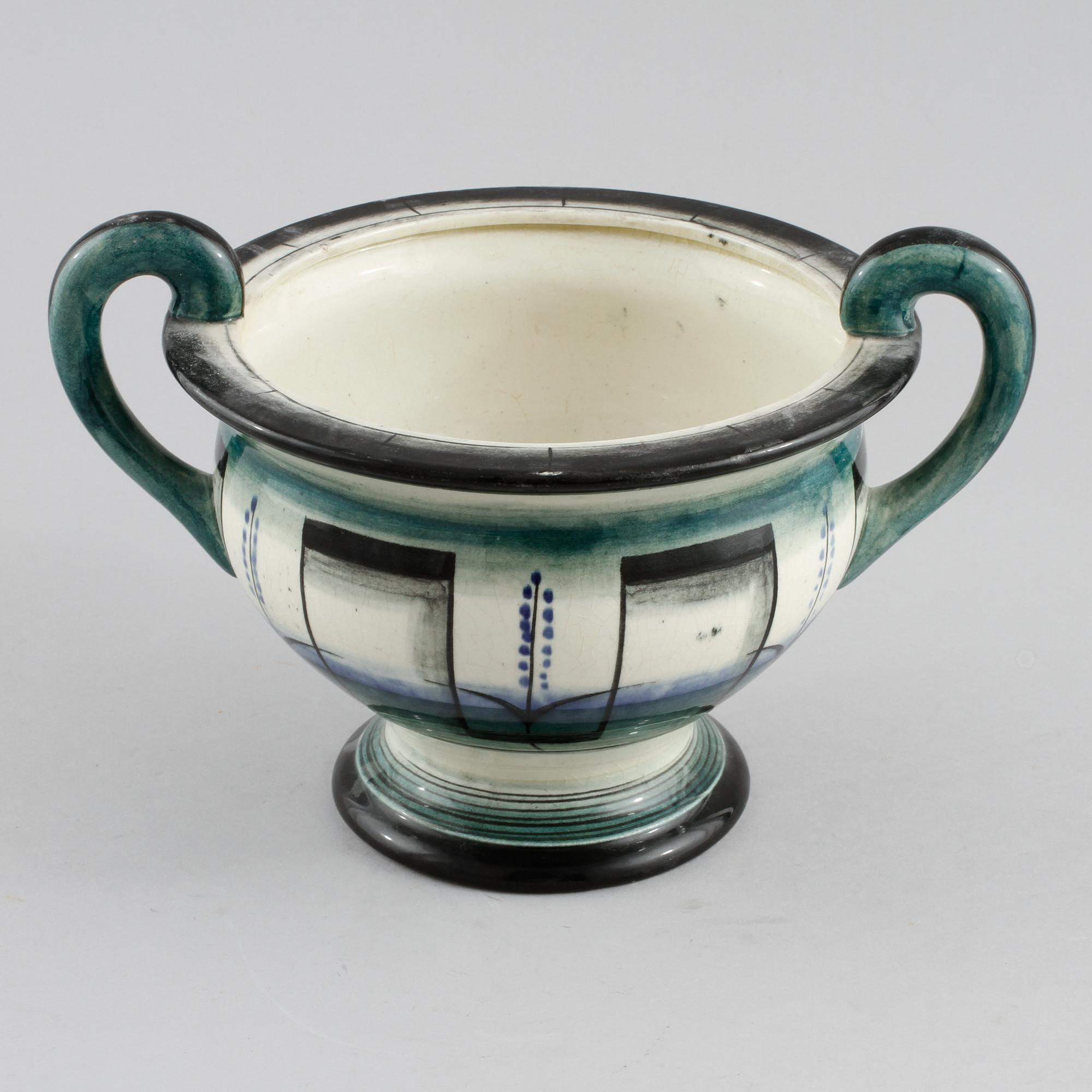 SKÅL, flintgods, Ilse Claeson, Rörstrand, 1900-talets andra kvartal.