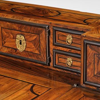 A Swedish Baroque Royal writing desk, by Hindrich von Hachten Ordered for the queen Hedvig Eleonora (1636-1715) 1683.