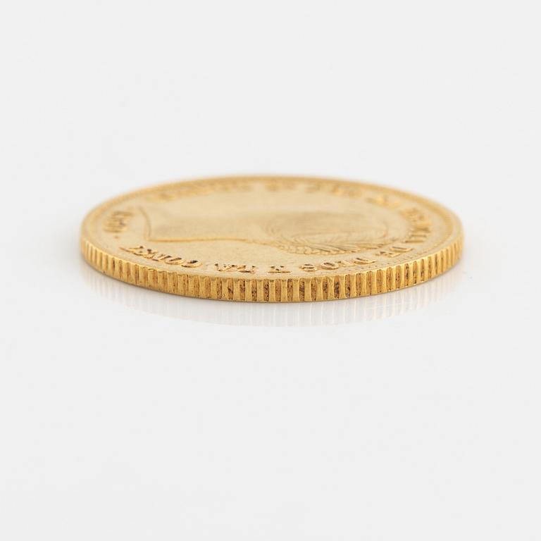 Guldmynt, Spanien, Isabel, 100 Reales 1850.