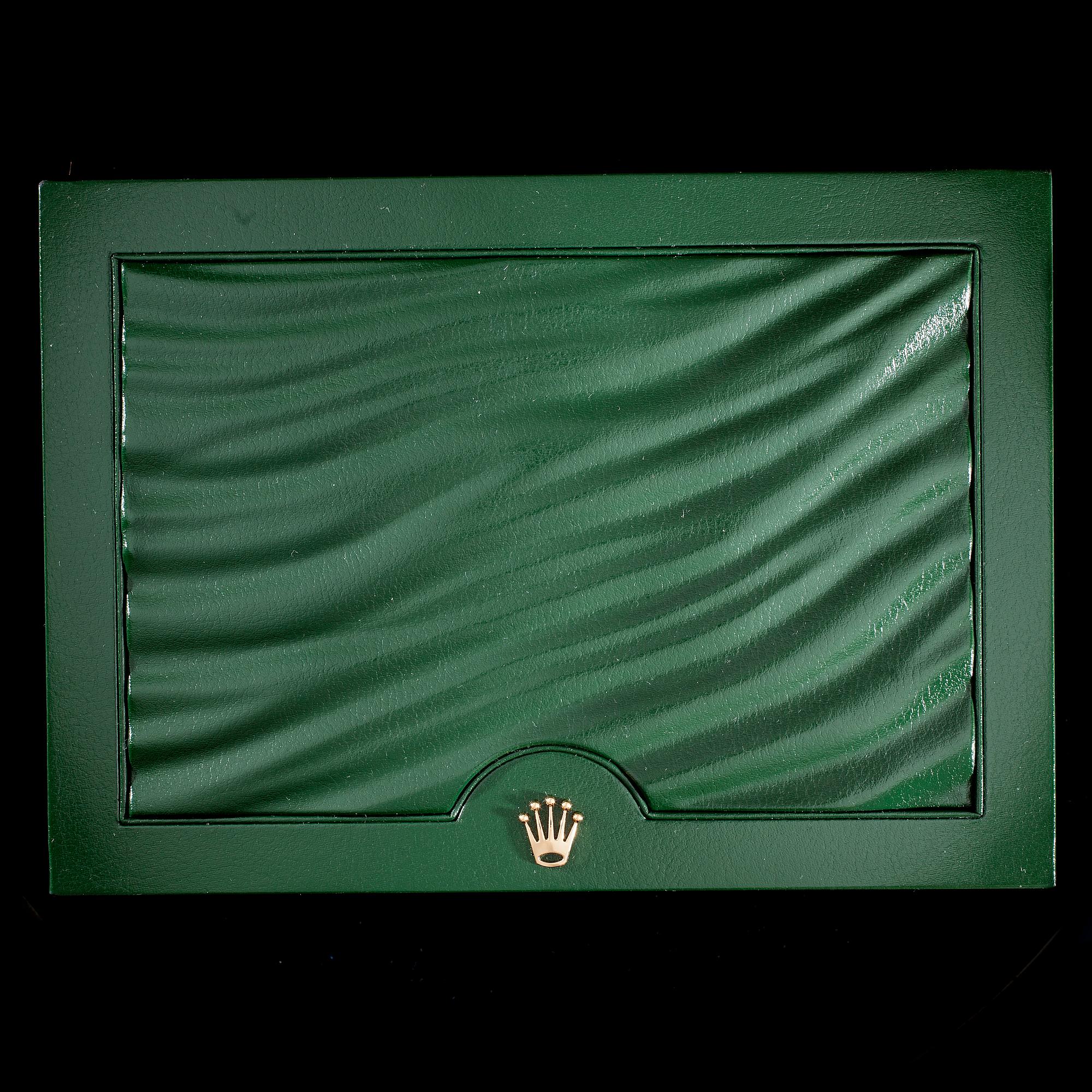 ARMBANDSUR, herr, Rolex Cosmograph Daytona, guld, läderarmband, originalbox, garanti intyg 2006.