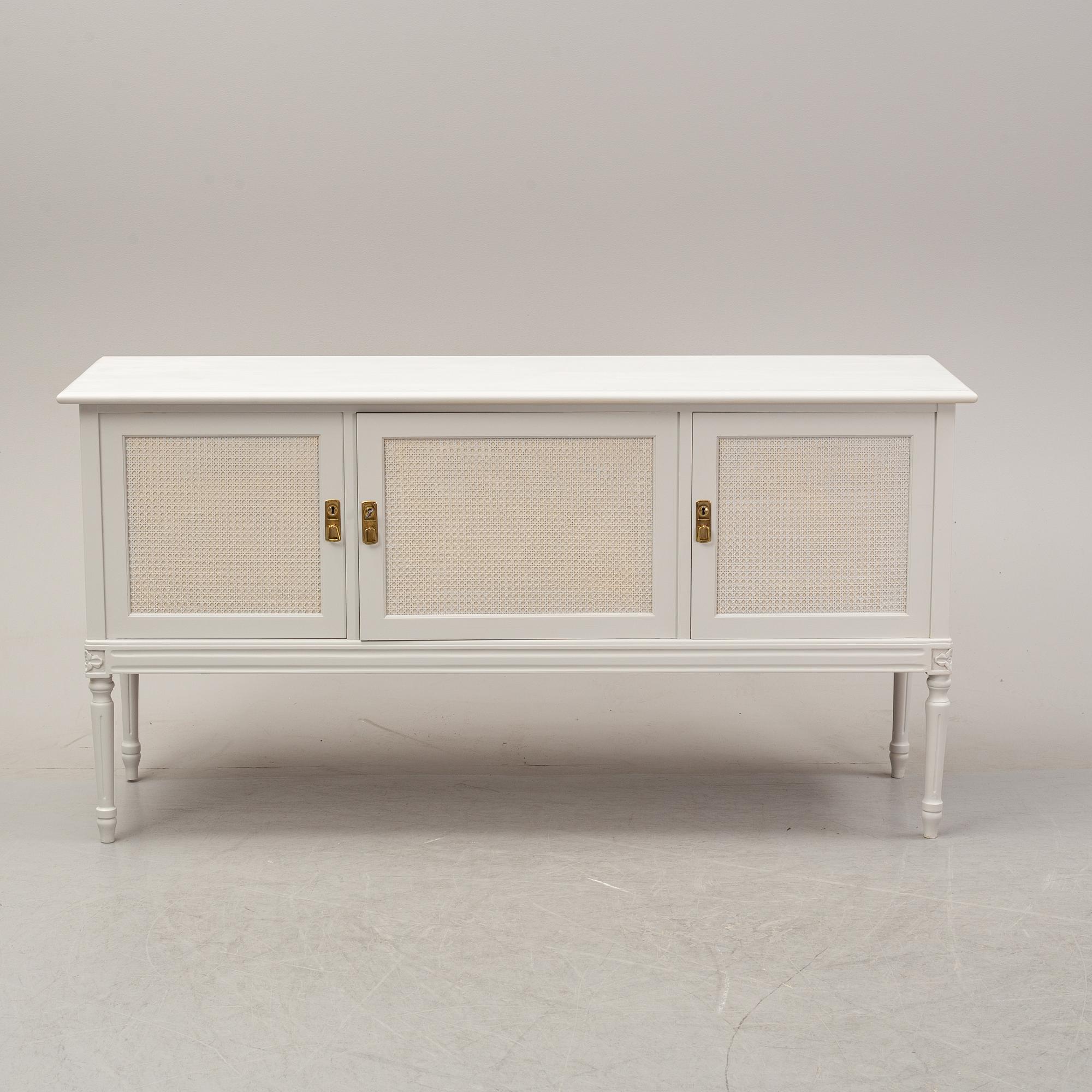 A painted Gustavian style sideboard, second half of the 20th Century.