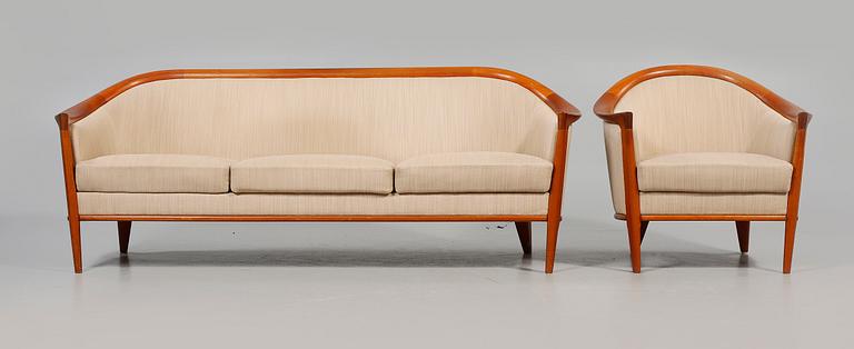 SOFFA och FÅTÖLJ, Bröderna Andersson, Ekenässjön, 1950-/60-tal.
