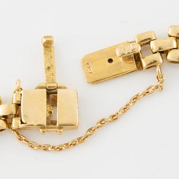 Bracelet in the form of a panther's head 18K gold.