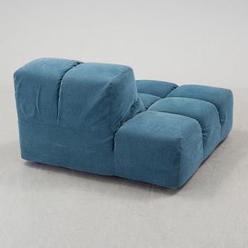 A twp sectioned "Tufty time" sofa by Patricia Urquliola for B&b Italia.
