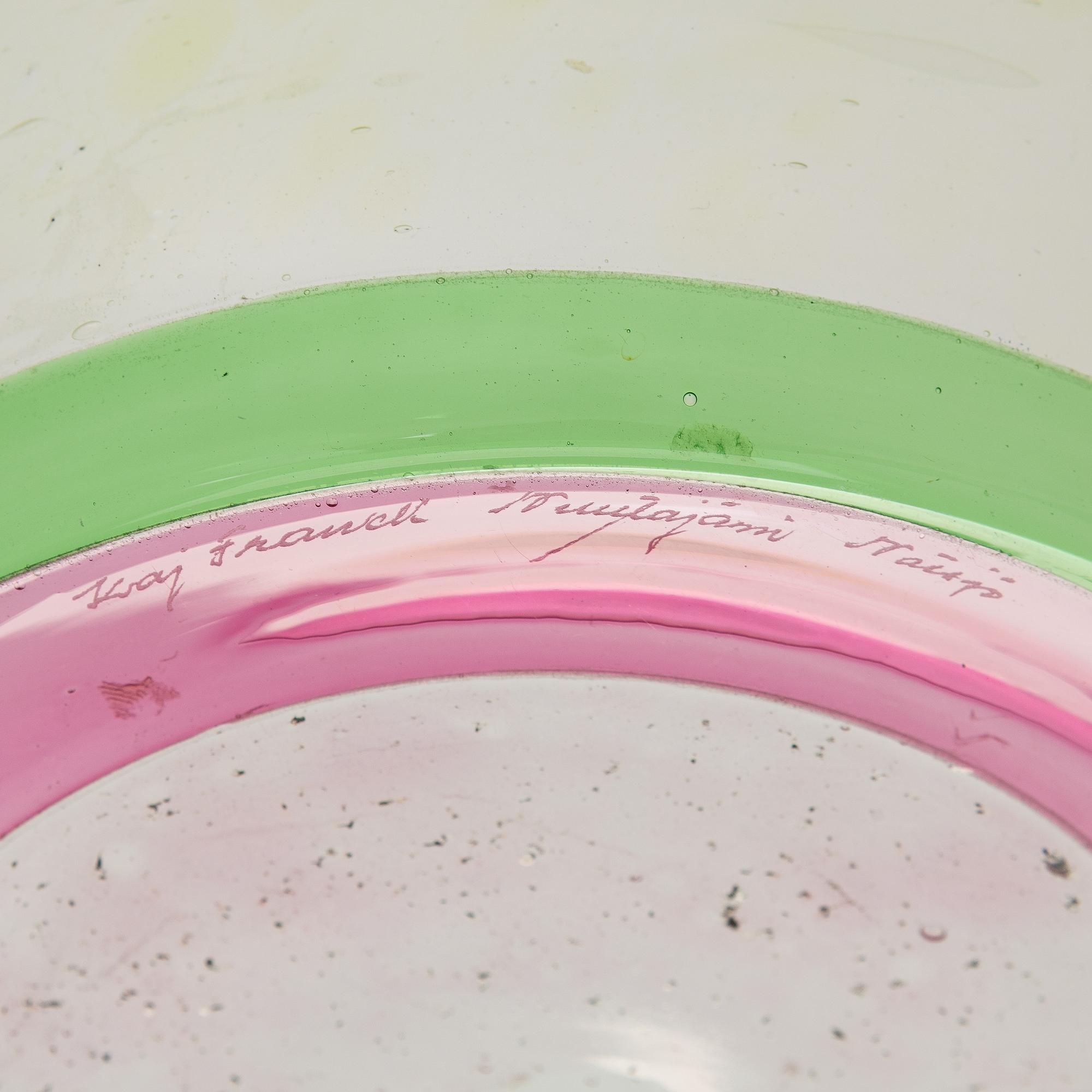 Kaj Franck, skål, signerad Kaj Franck Nuutajärvi Notsjö.