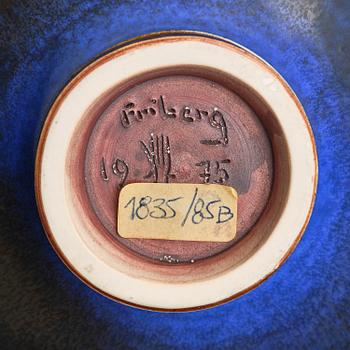 Berndt Friberg, a stoneware vase, Gustavsberg Studio 1975.