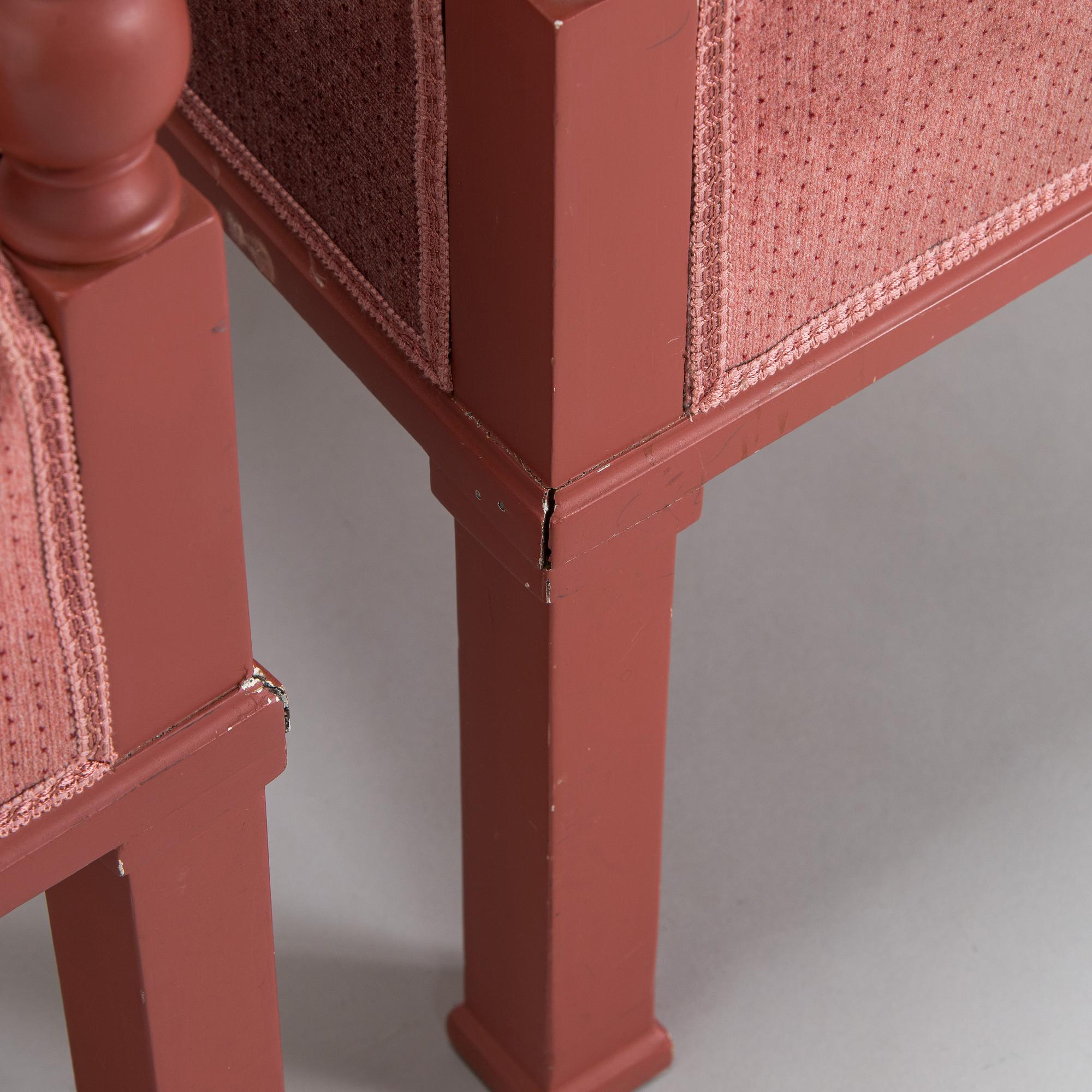 Evert Toivonen, fåtöljer, ett par, tillverkare Möbelfabrik T. Karvanen, Kuopio Finland 1930-tal.