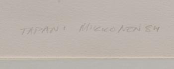 TAPANI MIKKONEN, litografi, signerad och daterad -84, numrerad Tpl'a 39/100.