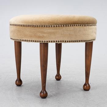 A Swedish Modern ottoman, Sweden, 1940's.