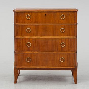 A Swedish Modern chest of drawers, 1940's-50's.