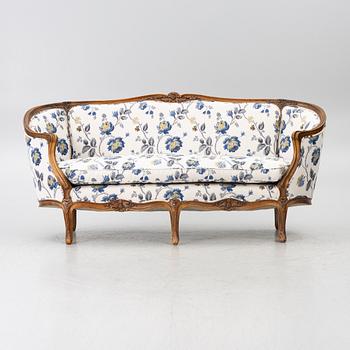 Sofa, Louis XV style, circa 1900.
