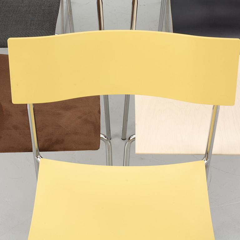 Johannes Foersom & Peter Hiort-Lorenzen, a set of eight 'Campus' chairs, Lammhults, after 1992.