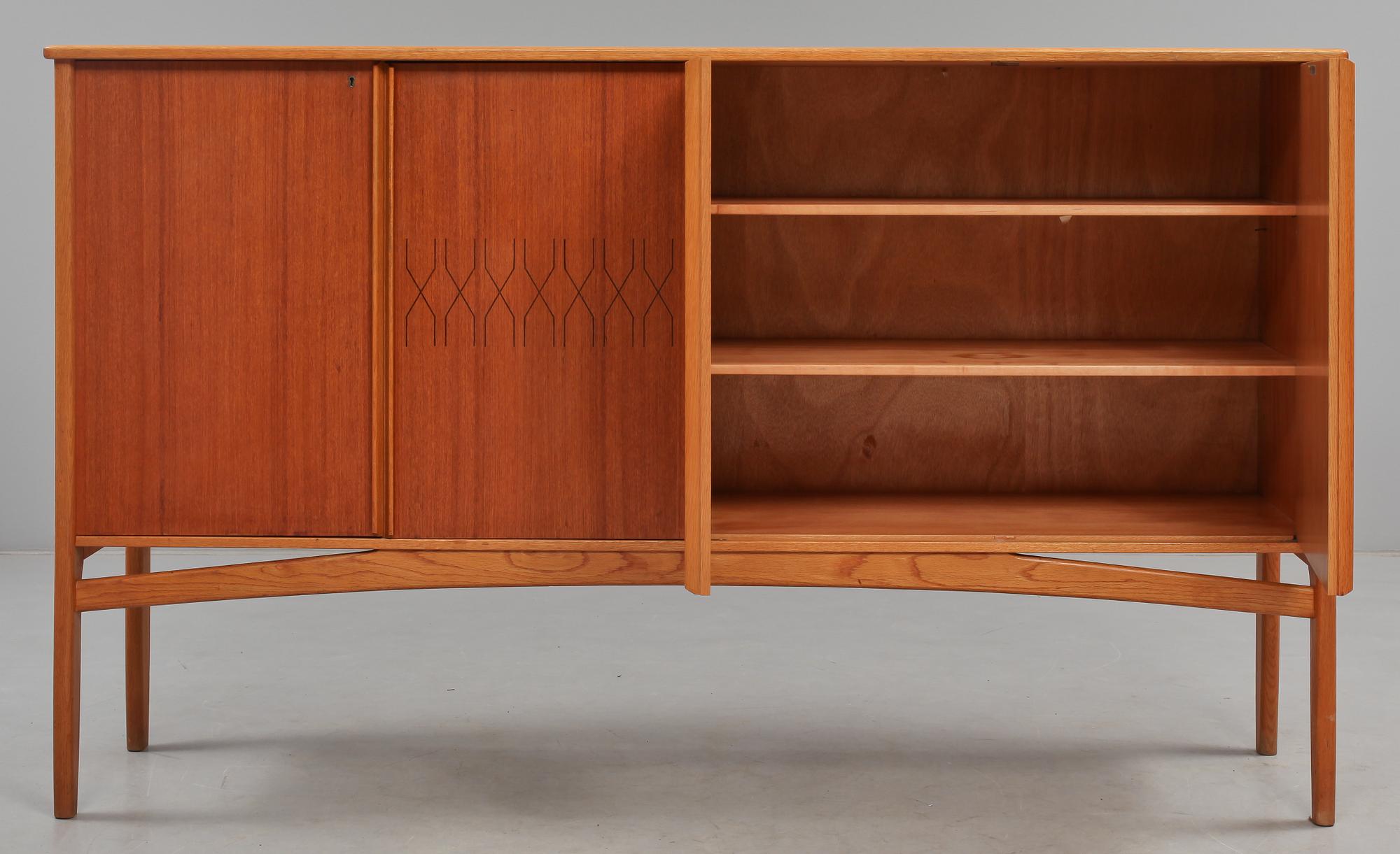 SIDEBOARD, "Borgia", Svante Skogh, Seffle Möbelfabrik, Säffle, 1950-tal.