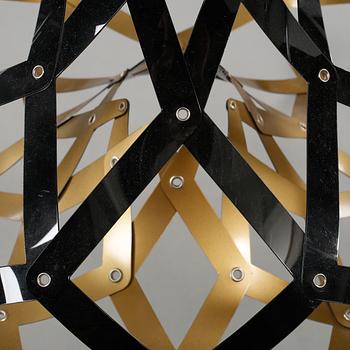 TAKLAMPA, "Morgana", Slamp, modern tillverkning. Höjd 55 cm.