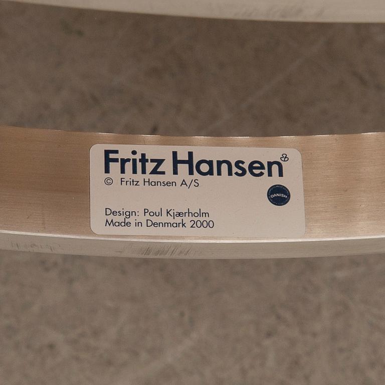Poul Kjaerholm, armchairs, a pair, "PK22" for Fritz Hansen, Denmark, 2000.