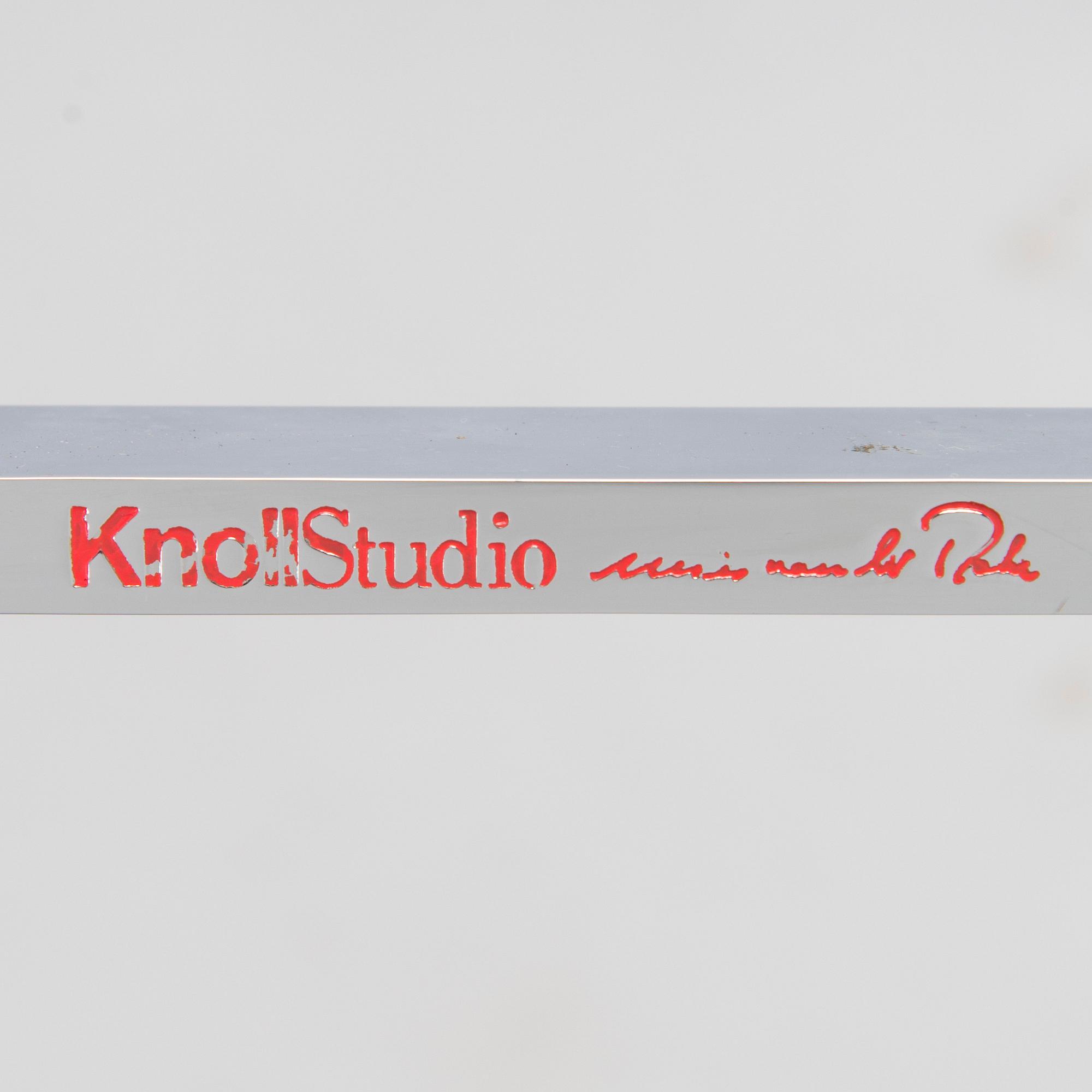 Ludwig Mies van der Rohe, a 21st century 'Barcelona'  coffee table for Knoll.