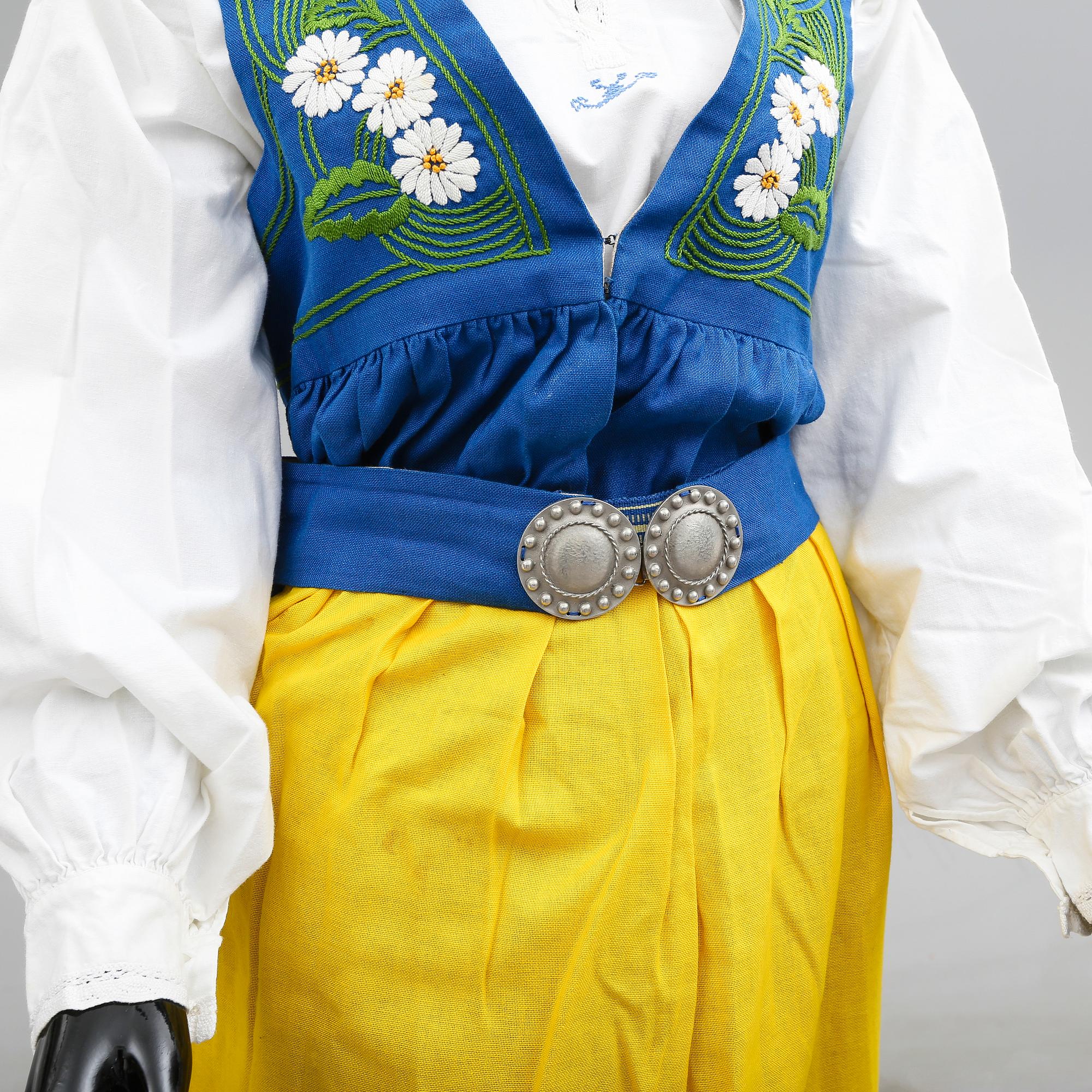 FOLKDRÄKT, "Sverigedräkten", 1900-talets andra hälft.