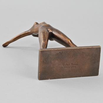 STIG BLOMBERG, skulptur, brons, signerad.